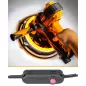   Powermat Gipszcsiszoló – 1400W, 180mm, 360° LED világítás – Kézi falcsiszoló (PM-DG-1400L-PRO)