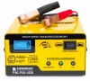 Powermat Mikroprocesszoros Akkumulátor Töltő – 6V/12V, 15A, LCD kijelző – Autóhoz és motorhoz (PM-PM-40B)