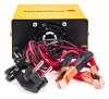 Powermat Mikroprocesszoros Akkumulátor Töltő – 6V/12V, 15A, LCD kijelző – Autóhoz és motorhoz (PM-PM-40B)