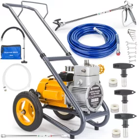   Powermat Hidrodinamikus Festékszóró Agregát – 1500W, 225 bar – Airless rendszer (PM-PDM-1500M)