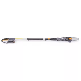   Powermat Akkumulátoros Magassági Ágfűrész – 20V, 2.4m teleszkópos, 20cm láncvezető – PM-APW-20C (PM0744)