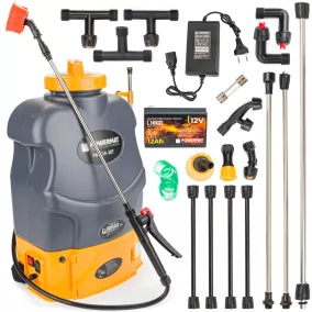   Powermat Akkumulátoros Permetező – 20L, 12V 12Ah Li-Ion – Teleszkópos szárral (PM-OA-20T)