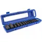   Powermat Gépi Dugókulcs Készlet – 10-32 mm, 1/2", 13 részes – Hosszított kivitel (PM0817)