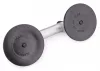 Powermat Üvegvívő / Dupla Tapadókorong – 100 kg teherbírás, 118 mm – Alumínium test (PM-ASDS-100T)