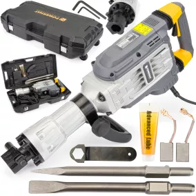   Powermat Bontókalapács – 3300W, 65J – SDS-HEX, Kerekes kofferrel (PM-MWB-3300M)