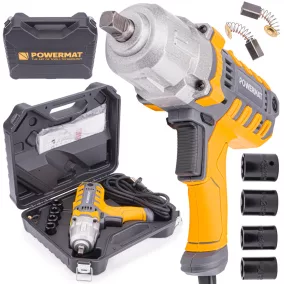   Powermat Elektromos Ütvecsavarozó – 800Nm, 2100W – 1/2" befogás, tartozékokkal (PM-EKU-2100M)