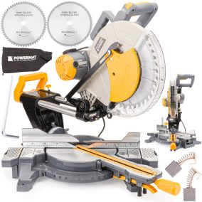   Powermat Gérvágó Fűrész – 2200W, ø 305mm, Lézer + LED – Fa, alumínium és PVC vágásához (PM-UK-2200M)