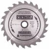 Powermat Widiás fűrészlap fához – 185x20mm, 24 fog, FTG – Körfűrészhez (PM0882)