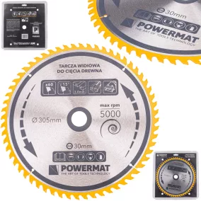   Powermat Vidia Körfűrészlap Fához – 305x30mm, 60 fog – ATB geometria (PM0902)