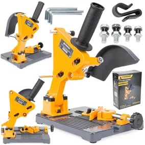   Powermat Sarokcsiszoló Állvány – 115/125 mm, 0-45° vágási szög – Precíziós fémvágáshoz (PM0905)
