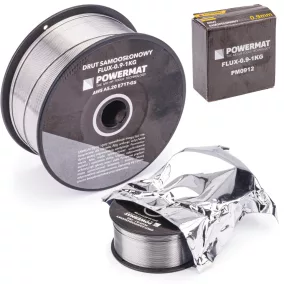   Powermat Porbeles Hegesztőhuzal – 0,9 mm, 1 kg, E71T-GS – Gáz nélküli MIG/FCAW (PM0912)