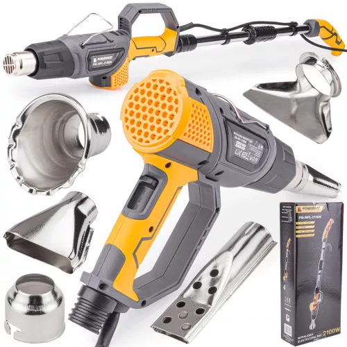 Powermat Elektromos Gyomirtó és Hőlégfúvó 3 az 1-ben – 2000W, 650°C – PM-WPL-2100M (PM0913)
