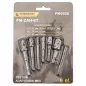   Powermat Dugókulcs Adapter Készlet – 8 részes, HEX szárral – 1/4", 3/8", 1/2" méretek (PM0928)