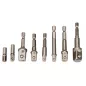   Powermat Dugókulcs Adapter Készlet – 8 részes, HEX szárral – 1/4", 3/8", 1/2" méretek (PM0928)