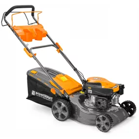   Powermat Benzines Önjáró Fűnyíró – 5 LE, 40 cm vágásszélesség – 40L fűgyűjtővel (PM-KSS-5S / PM0976)