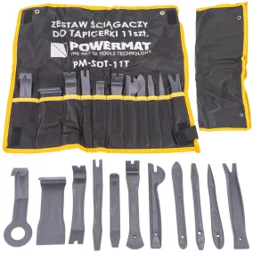   Powermat Kárpitleszedő Készlet – 11 részes, edzett nylon – Autószereléshez (PM-SDT-11T)