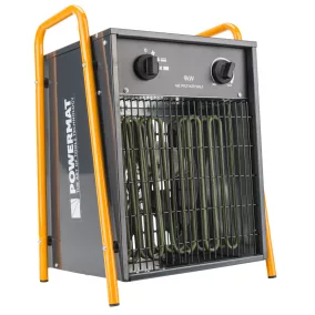   Powermat Elektromos Hősugárzó – 9kW, 400V, Kerámia fűtőbetét – Ipari ventilátoros fűtőtest (PM-NAG-9EDN)