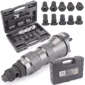   Powermat Popszegecs Húzó Adapter – 3,2-6,4 mm, CrV-Mo acél – Fúró- és csavarozógépekhez (PM-NIA-6ZT)
