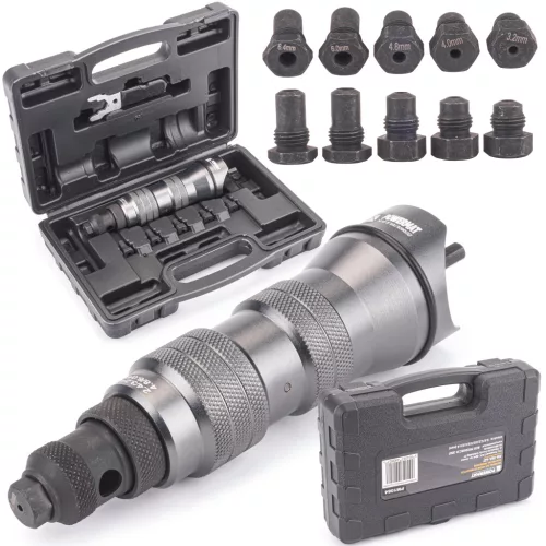 Powermat Popszegecs Húzó Adapter – 3,2-6,4 mm, CrV-Mo acél – Fúró- és csavarozógépekhez (PM-NIA-6ZT)
