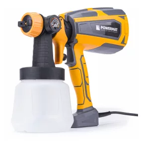   Powermat Elektromos Festékszóró Pisztoly - 600W, 1000ml, HVLP - 4 fúvókával (PM-PDM-600T)