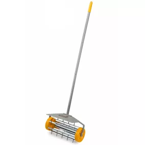   Powermat Kézi Gyepszellőztető és Aerátor – 34 cm munkaszélesség, 27 tüskés – Kerekes kivitel (PM-AR-34T)