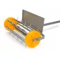   Powermat Kézi Gyepszellőztető és Aerátor – 34 cm munkaszélesség, 27 tüskés – Kerekes kivitel (PM-AR-34T)