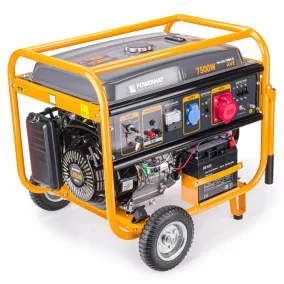   Powermat Áramfejlesztő Aggregátor – 7500W, 230V/400V, AVR, Elektromos indítás – PM-AGR-7500M-EL (PM1142)