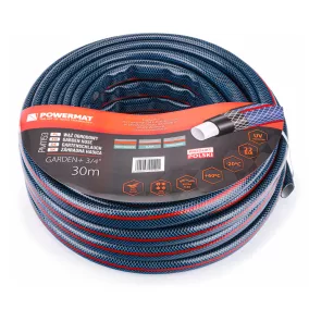  Powermat GARDEN+ Kerti Tömlő – 3/4", 30m, 4 rétegű – UV-álló (PM1153)