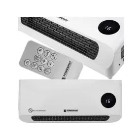   Powermat Légfüggöny – 2000W, Távirányító, PTC fűtőelem – PM-GC-3000DL (PM1192)