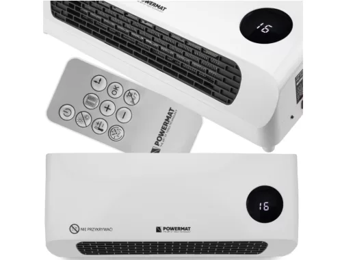 Powermat Légfüggöny – 2000W, Távirányító, PTC fűtőelem – PM-GC-3000DL (PM1192)