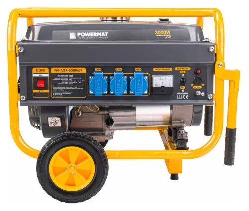 Powermat Áramfejlesztő Aggregátor – 3000W, AVR feszültségszabályozó – 230V/12V (PM-AGR-3000M2K)