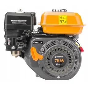   Powermat Négyütemű Benzinmotor – 7 LE, 196 cm³, ø 20 mm tengely – Univerzális (PM-SSP-720T)