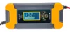 Powermat Mikroprocesszoros Akkumulátor Töltő – 12V/24V, 8A, IP65 – Intelligens 10-lépcsős töltés (PM-PM-8T)
