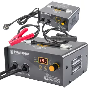   Powermat Inverteres Akkumulátor Töltő és Indítássegítő – 180A, 12/24V, 30A – WET/GEL/AGM (PM-PI-180T)