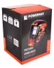 Powermat Automata Hegesztőpajzs – LCD kijelző, 9-13 DIN, Lángoló koponya minta – MMA/MIG/TIG (PM-APS-600T1)