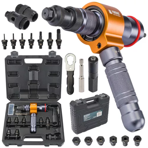 Powermat Fúrógépbe Fogható Nitázó Adapter – 3 az 1-ben, M3-M12, 2,4-6,4 mm – Szegecsanya és Húzószegecs (PM-NIA-13T)
