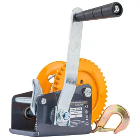   Powermat Kézi Drótköteles Csörlő – 454 kg, 5 m kötél – PM-WRC-454T (PM1266)