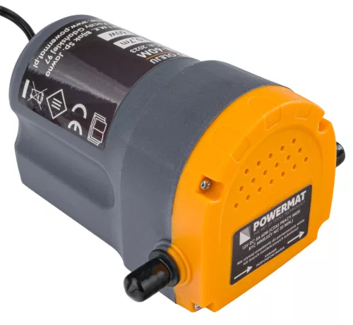 Powermat Üzemanyag és Olajleszívó Szivattyú - 12V, 60W - Gázolajhoz és motorolajhoz (PM1274)