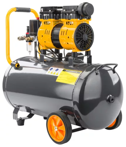 Powermat Olajmentes Kompresszor – 50L, 2.8kW, 8 bar – Csendes kivitel (PM1284)