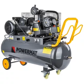   Powermat Olajos Kompresszor – 100L, 3kW, 8 bar – 3 hengeres, 650 l/perc (PM1303)