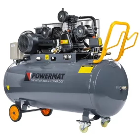   Powermat Olajos Kompresszor – 200L, 400V, 3 kW – 3 hengeres, 650 l/perc (PM1308)