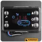   Powermat Dízel Állófűtés és Hősugárzó – 12kW, 12V/230V, LCD kijelző – Autóba, műhelybe (PM-AG-8M4)