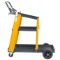   Powermat Hegesztőkocsi – 100 kg teherbírás, 3 polcos, palacktartóval – MIG/TIG/Plazma (PM-WSP-100T2)