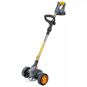   Powermat Akkumulátoros Szegélynyíró – 21V, 2x2.0Ah, Kerekekkel – PM-PKA-2AHM (PM1328)