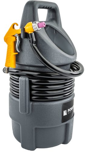 Powermat Szifonrendszerű Homokfúvó – 10L, 4,5m tömlő – Kerámia fúvókákkal (PM1364)