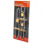   Powermat Tömlőszorító Fogó Készlet – 3 részes, Nylon, 160-255mm – Üzemanyag- és hűtőrendszerekhez (PM1366)
