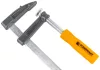 Powermat Asztalos Szorító – F-típusú, 250x50 mm – Acél vezetősínnel (PM-SSS-10T)