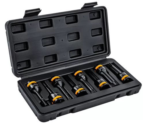 Powermat Spline Ütvefúró Dugókulcs Készlet – 8 részes, 1/2", Cr-Mo – M5-M18 (PM1384)