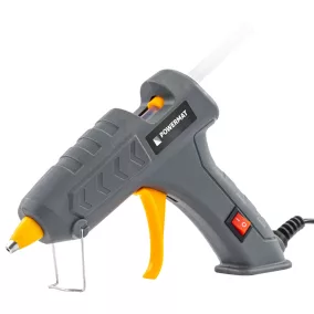   Powermat Ragasztópisztoly Készlet - 60W, ø 7mm - 60 db ragasztórúddal és tokkal (PM1386)