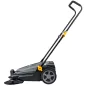   Powermat Kézi Seprőgép – 650 mm munkaszélesség, 20L tartály – 1800 m²/h (PM-ZR-650M)